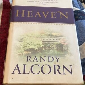 Heaven by Randy Alcorn - Elegant Purple and Cream Book